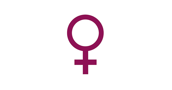 Bild av kvinnotecknets symbol