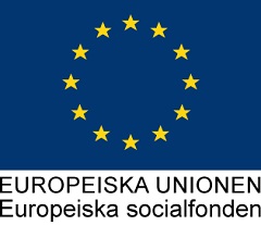 Europeiska Unionen - europeiska socialfonden, flagga