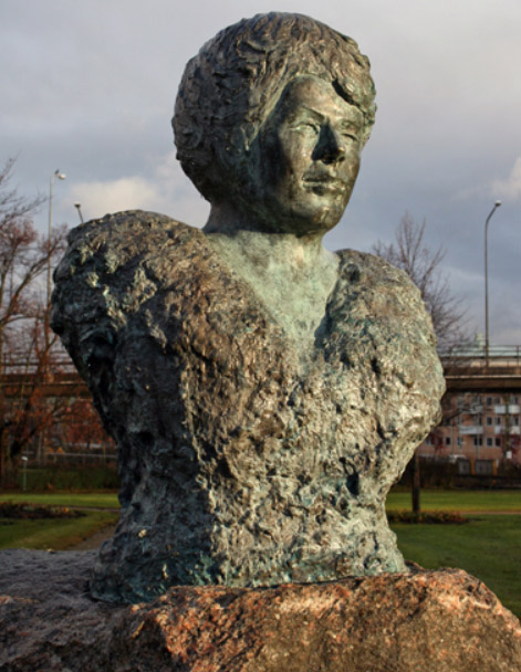 Skulptur, Ingeborg Schenström av Jerker Andersson