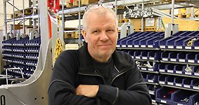 Thomas Pettersson på företaget Kilafors Industri