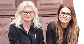 Christina och Maria Nyström från företaget Gårdstunet i Finnfara