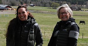 Sigrid Bergåkra och Karin Ånöstam från företaget Naturlära